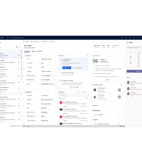 Dynamic Objects, image of dynamics 365 tenant