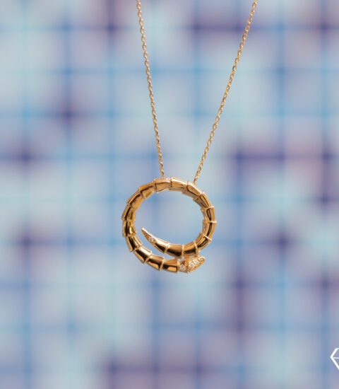 Farah El Khoury Jewelry, image of a golden necklace