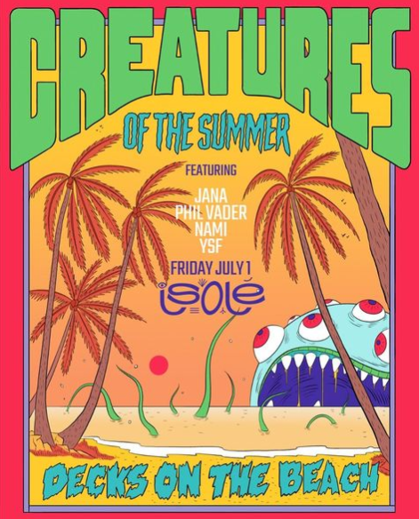 Creatures of the Beach with Jana, Phil Vader, Nami, and YSF