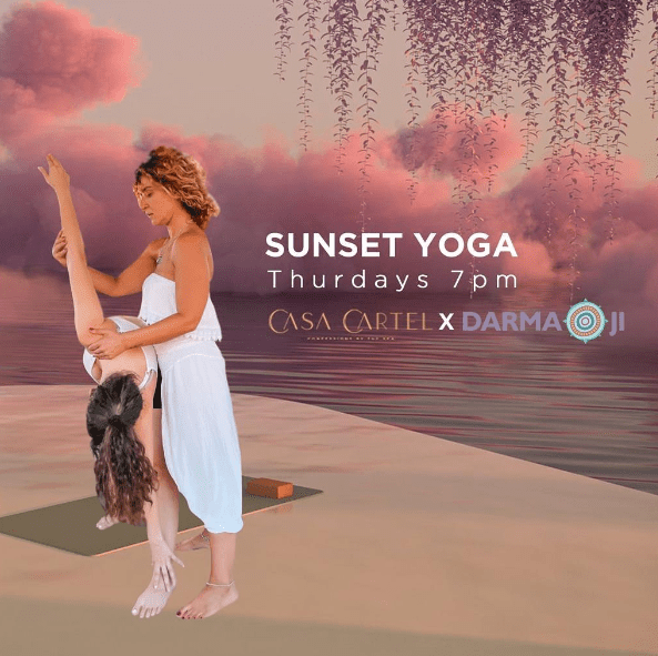Yoga with Darmaji Batroun at Casa Cartel