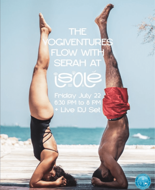 Yoga Meets Electronic Music at Isolé