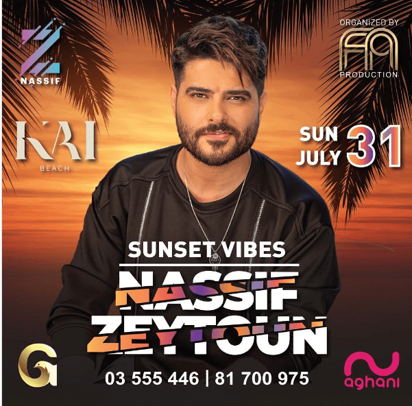 Nassif Zeytoun at Kai Beach