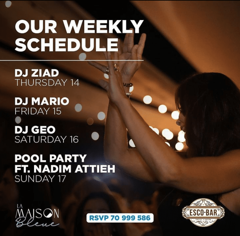 Dj Geo at La Maison Bleue