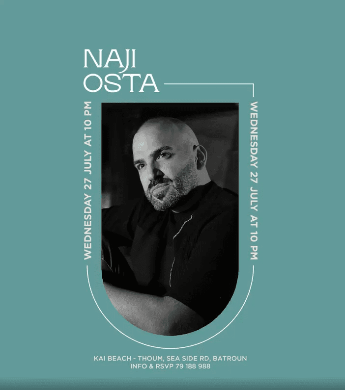 Naji Osta at Kai Beach Club