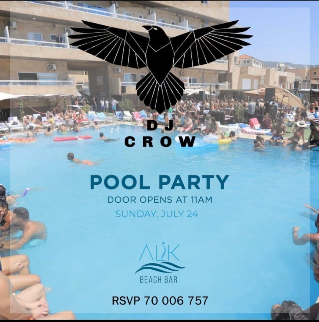 Dj Crow at Alik Beach Bar