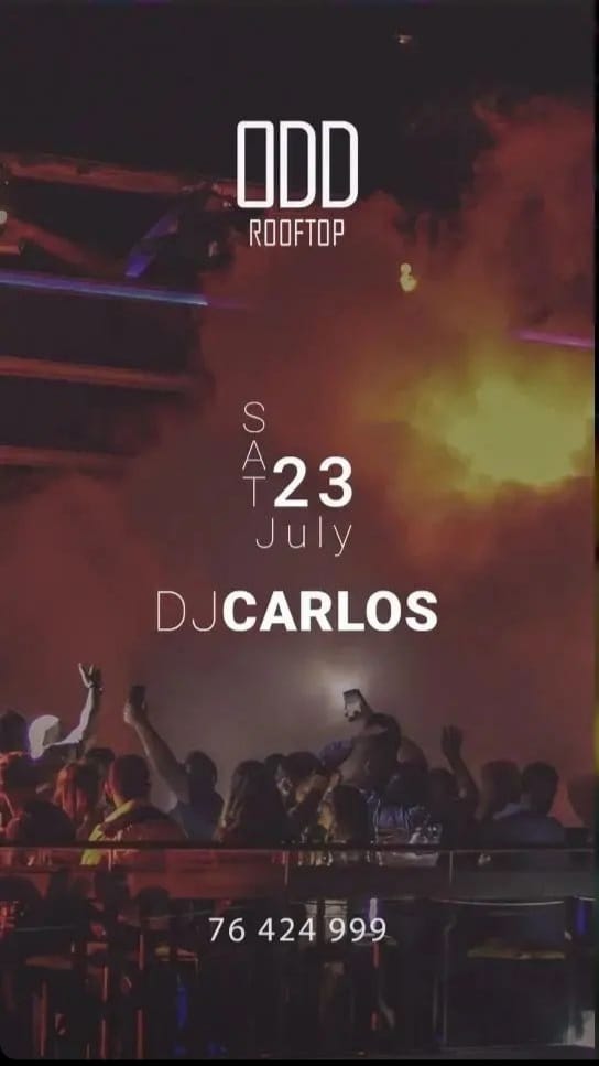 Dj Carlos at ODD RoofTop