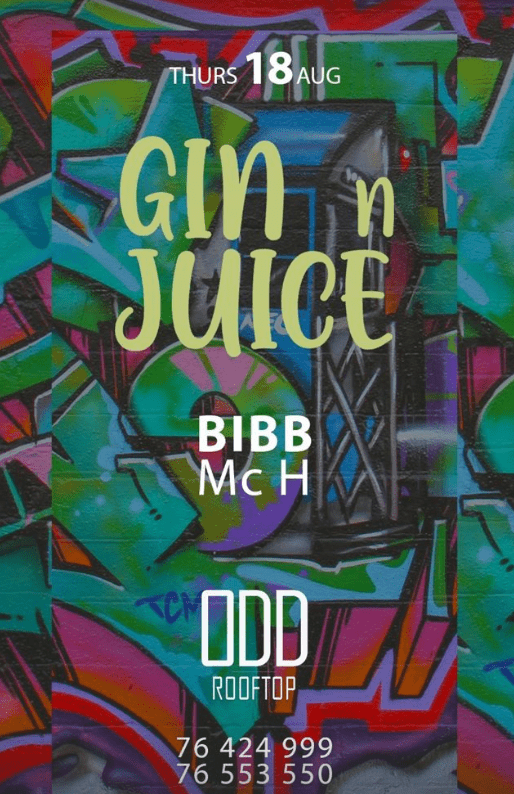 DJ Bibb at ODD Rooftop