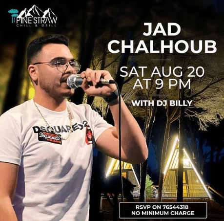 Jad Chalhoub and Dj Billy at Pine Straw Douma