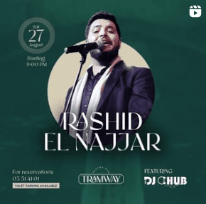 Rashid El Najjar at Tramway Batroun