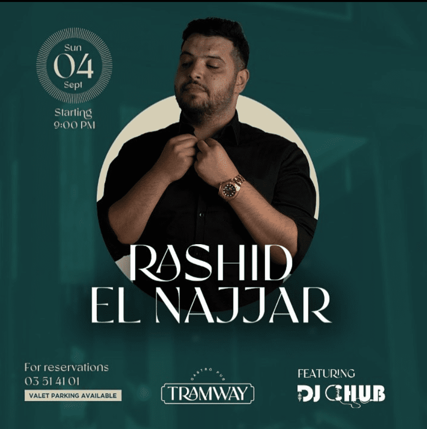 Rashid El Najjar at Tramway Batroun