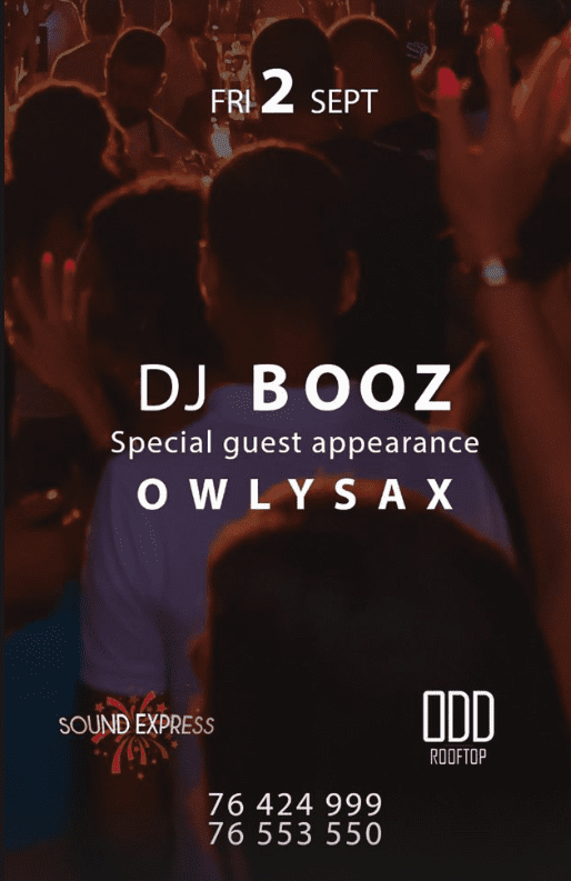 DJ Booz at OddRooftop