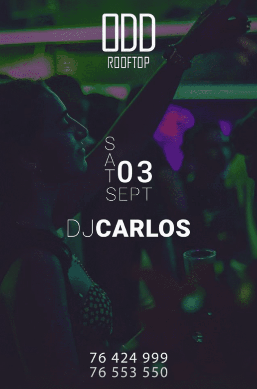 DJ Carlos at OddRooftop