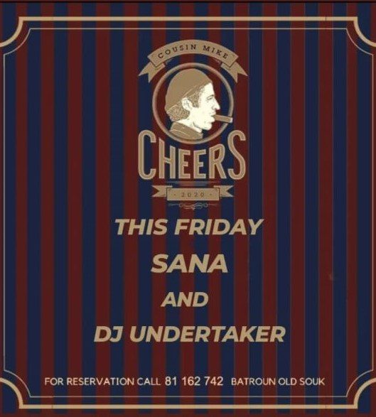 Sana and Dj Undertaker at Cheers