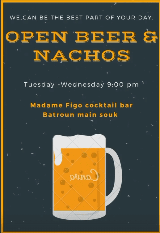 Open Beer and Nachos at Madame Figo