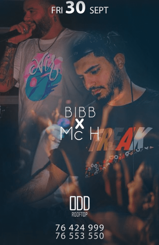 Dj Bibb and Dj Mc H at Odd Rooftop