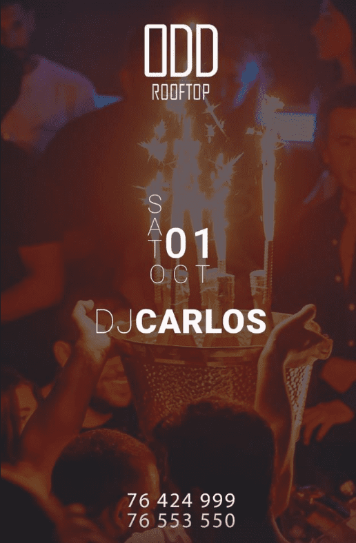 Dj Carlos at Odd Rooftop