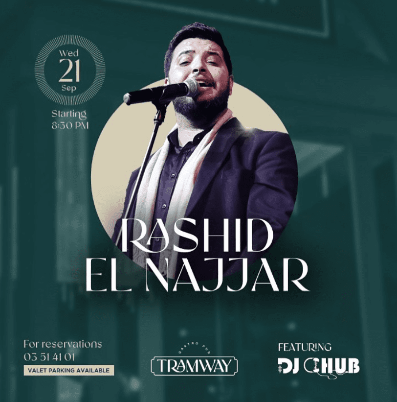 Rashid El Najjar at Tramway Batroun