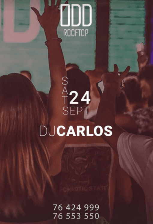 Dj Carlos at Odd Rooftop