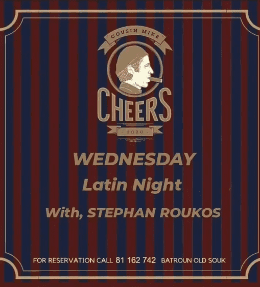 Latin Night with Stephan Roukos at Cheers