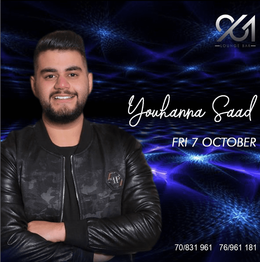 Youhanna Saad at 961 Lounge bar
