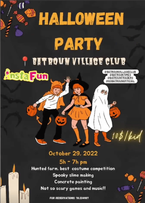 Halloween Party at Batroun Village Club