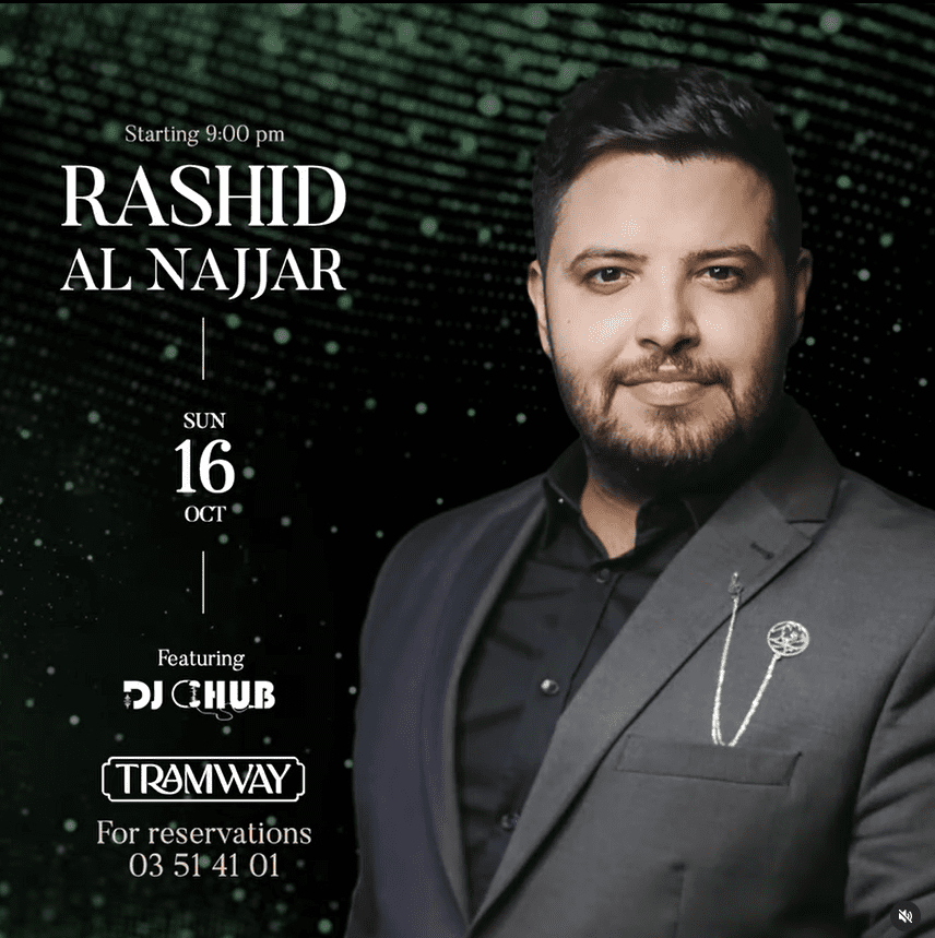 Rashid Al Najjar at Tramway Batroun