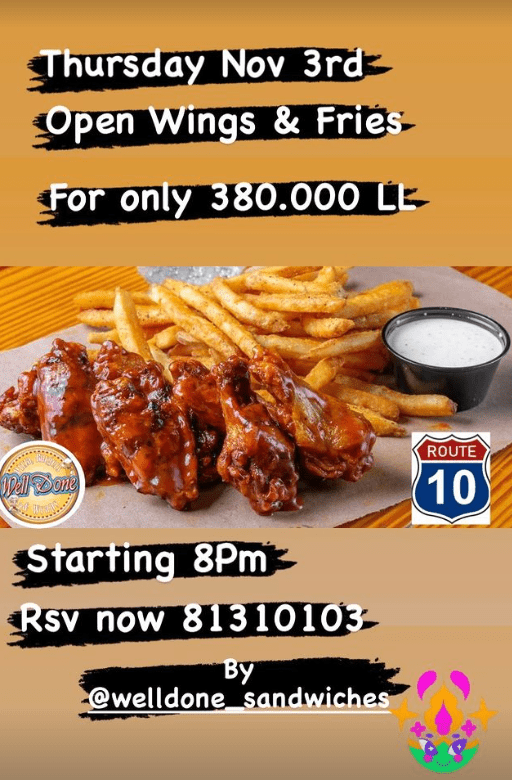 Open Fries and Wings at Route 10