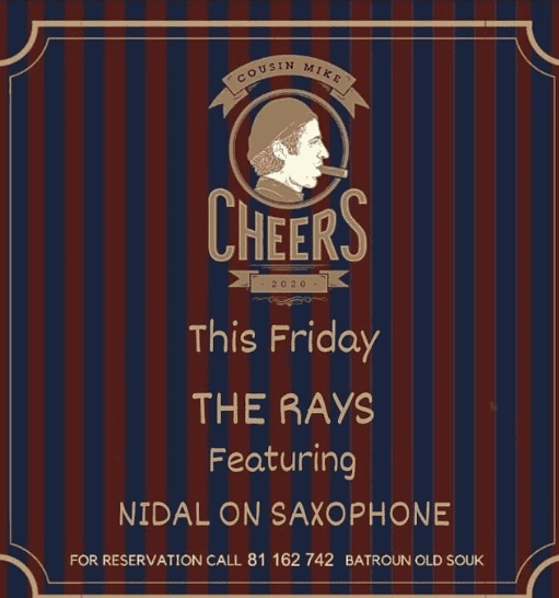 The Rays Ft Nidal on Saxophone at Cheers
