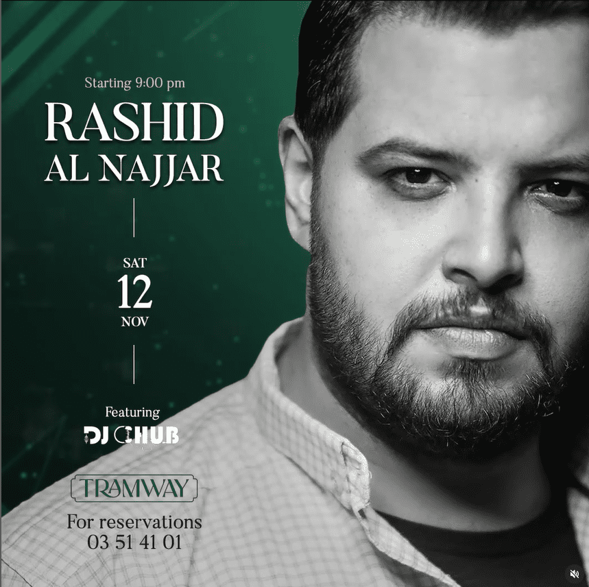 Rashid Al Najjar at Tramway Batroun