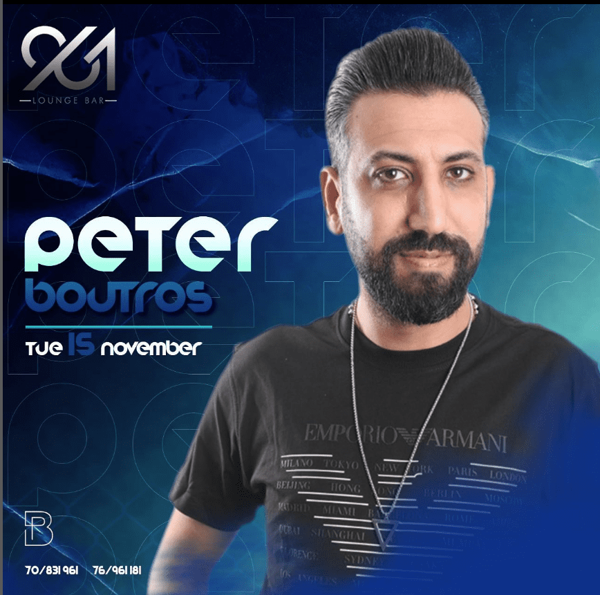 Peter Boutros at 961 Lounge Bar