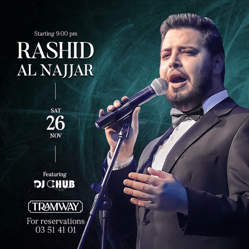 Rashid Al Najjar at Tramway Batroun
