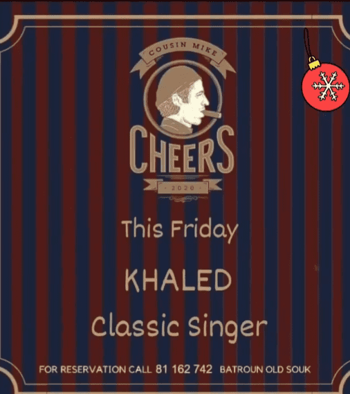 Khaled at Cheers