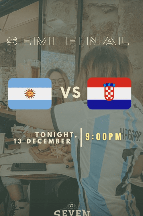 Semi Final Argentina vs Croatia at Seven Doors