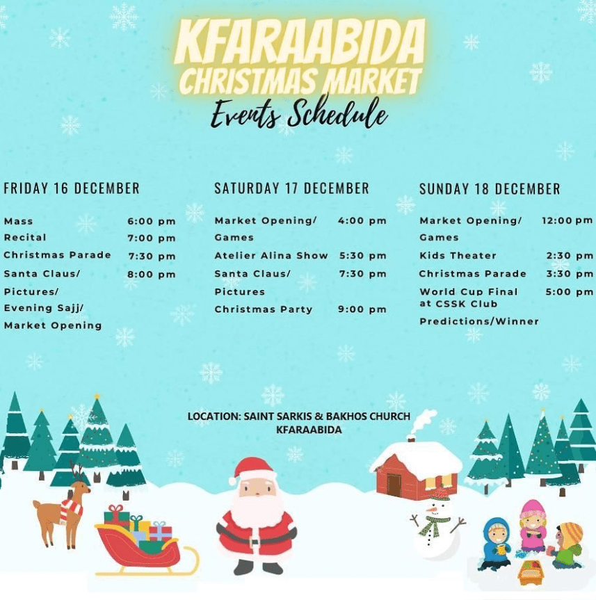 Christmas Market at Kfaraabida