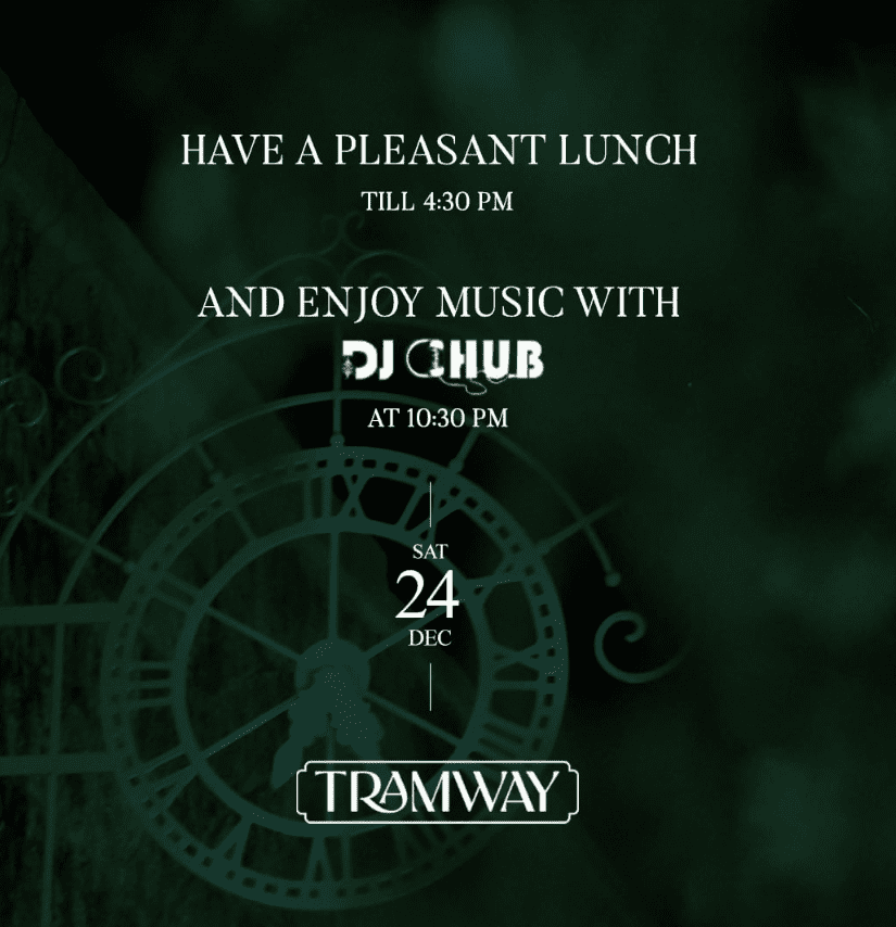Pleasant Lunch with DJ CHUB at Tramway