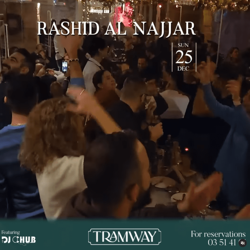 Rashid Al Najjar at Tramway Batroun
