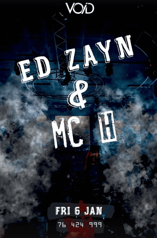 Dj Ed Zayn and Mc-H at Void