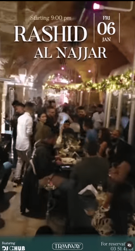 Rashid Al Najjar at Tramway Batroun