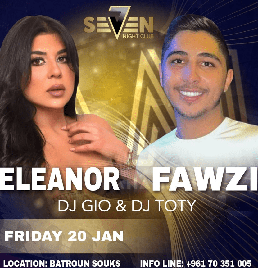 Eleanor and Fawzi at Seven Night Club