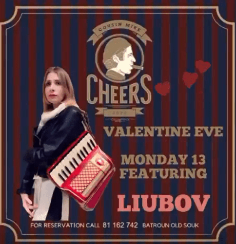 Liubov at Cheers