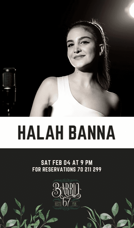 Halah Banna at Barrio67, post event