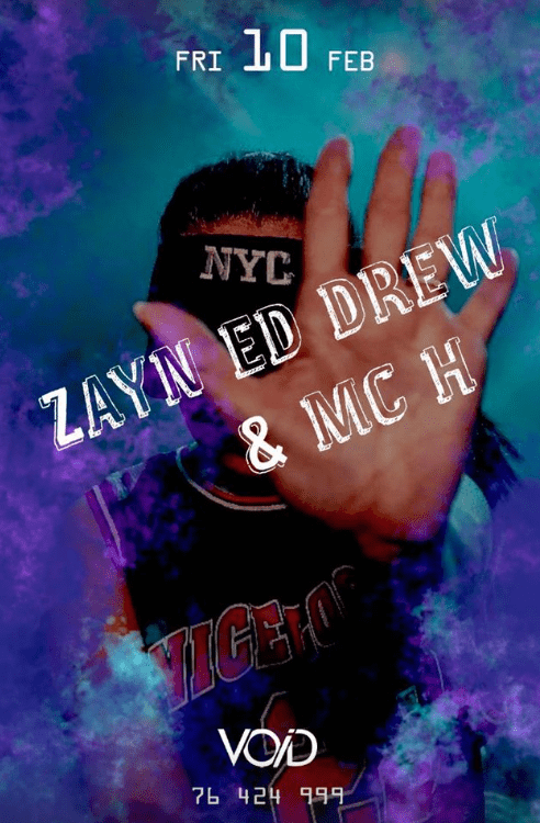 Dj Zayn Ed Drew and Mc-H at Void