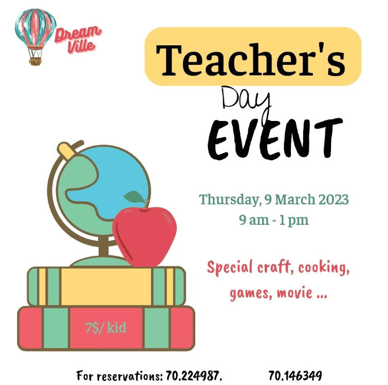 Teacher's day event at Dream Ville