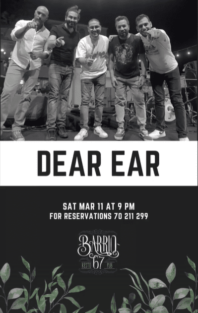 Dear Ear Band at Barrio67, post event