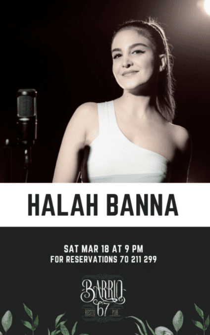 Halah Banna at Barrio67, post event