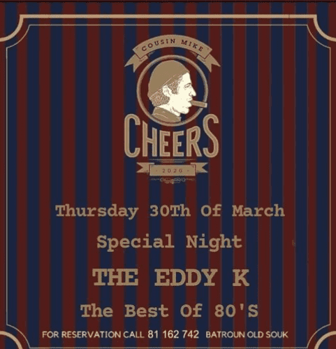 The Eddy K at Cheers