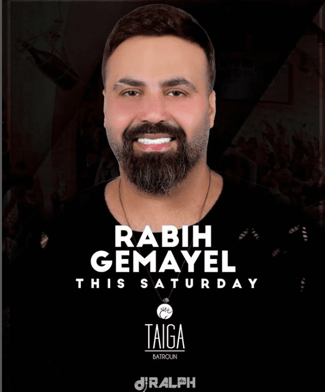 Rabih Gemayel at TAIGA BATROUN CLUB