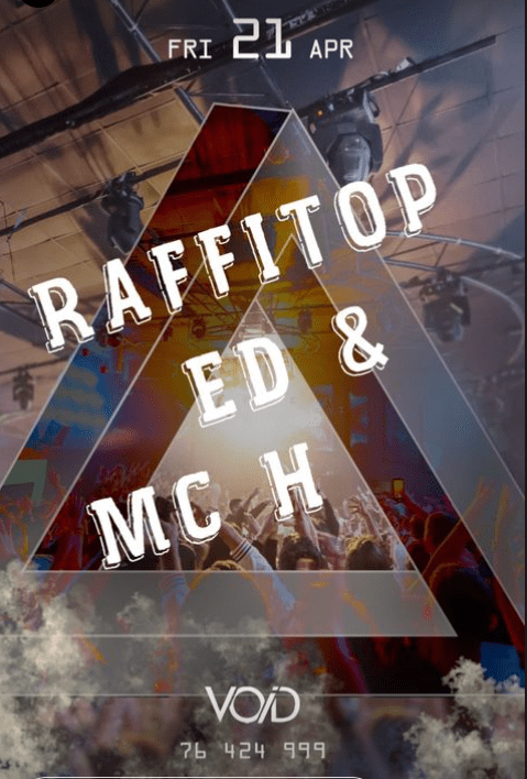 Raffitop Ed and Mc-H at Void
