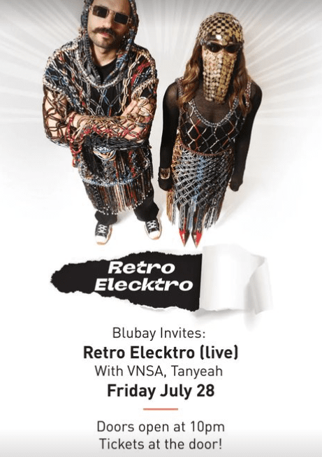 Retro Elecktro at BluBay