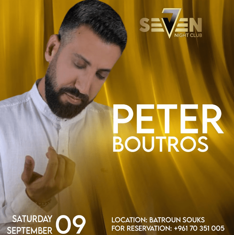 Peter Boutros at Seven Night Club
